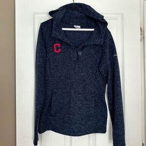 Excellent condition Columbia Cleveland hooded sweatshirt.